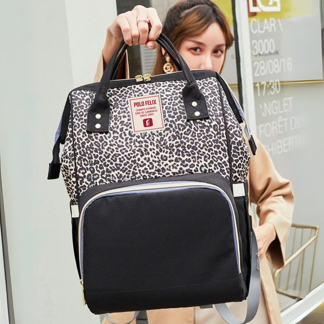 Diaper Bag Tas Ransel Multifungsi - City Diva - Motif Leopard - Gambar 8