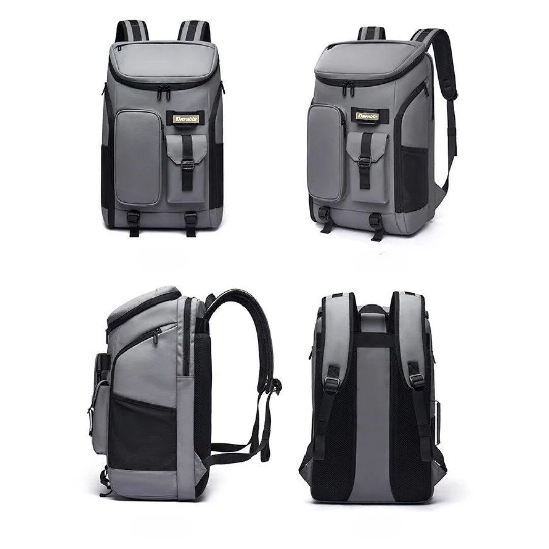 Tas Ransel Laptop Multifungsi Backpack Sporty – Legacy Chich Bimo – Abu - Gambar 4