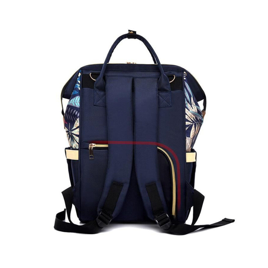 Diaper Bag Tas Ransel Multifungsi - City Diva - Motif Daun - Gambar 6