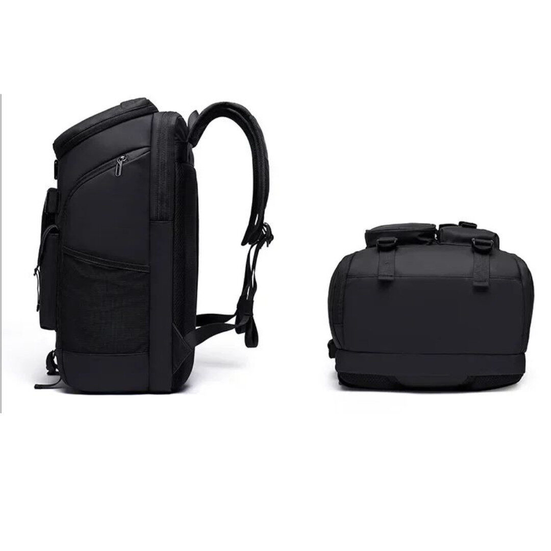 Tas Ransel Laptop Multifungsi Backpack Sporty – Legacy Chich Bimo – Hitam - Gambar 3
