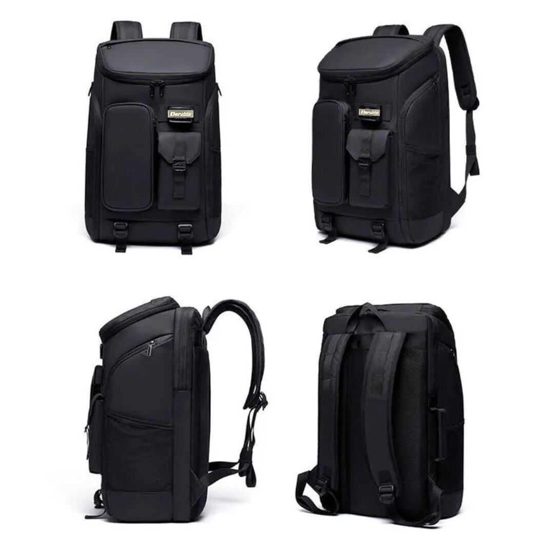 Tas Ransel Laptop Multifungsi Backpack Sporty – Legacy Chich Bimo – Hitam - Gambar 4