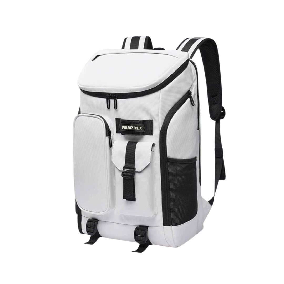 Tas Ransel Laptop Multifungsi Backpack Sporty – Legacy Chich PU – Putih