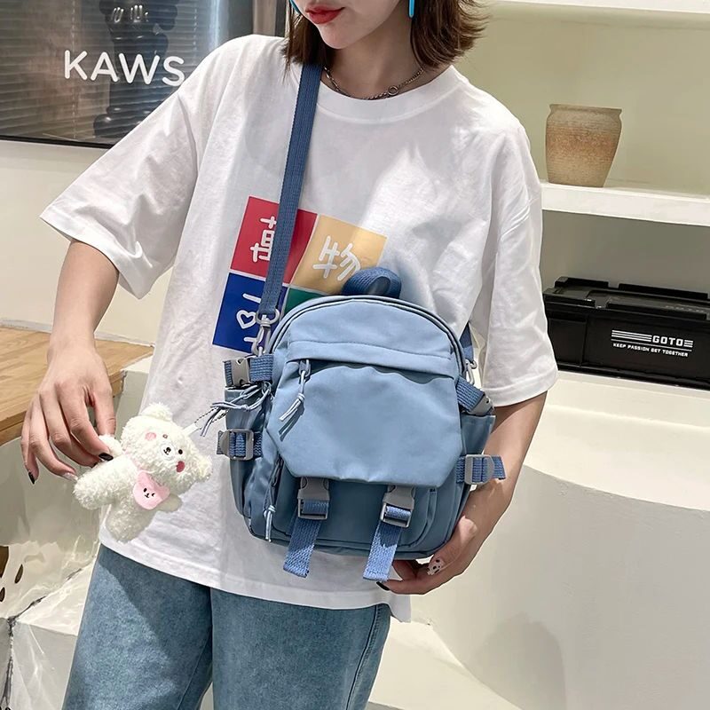 Tas Anak / Tas Wanita Hexagon Mini V.2 - Biru - Gambar 11