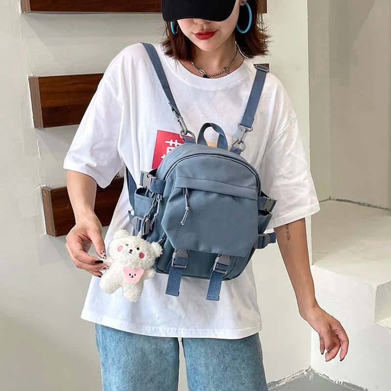 Tas Anak / Tas Wanita Hexagon Mini V.2 - Biru - Gambar 10