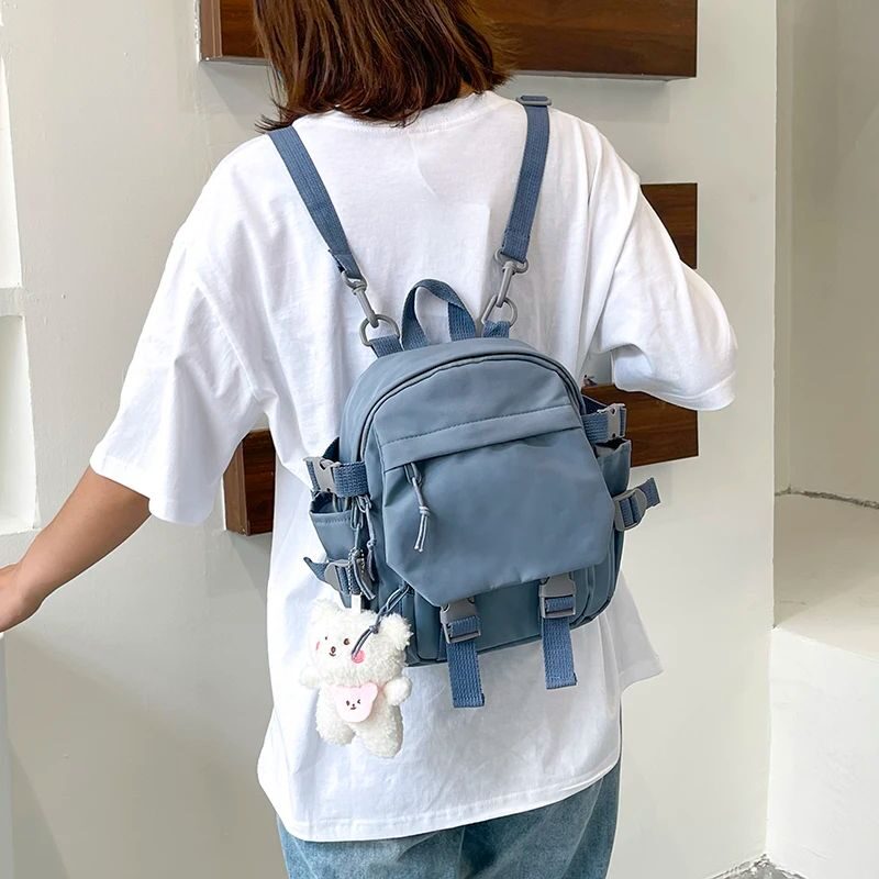 Tas Anak / Tas Wanita Hexagon Mini V.2 - Biru - Gambar 9