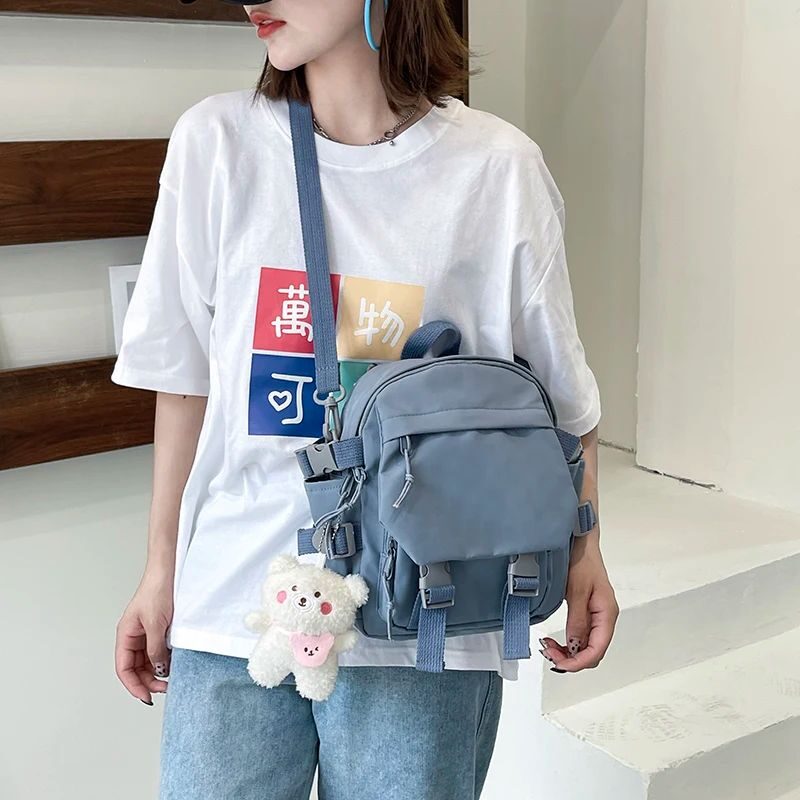 Tas Anak / Tas Wanita Hexagon Mini V.2 - Biru - Gambar 7