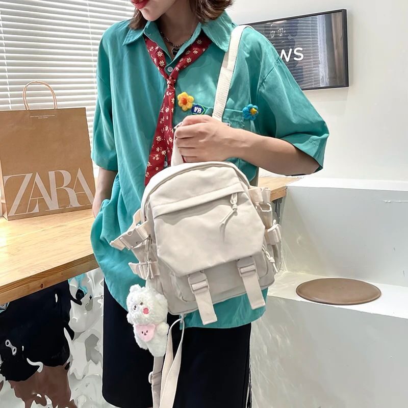 Tas Anak / Tas Wanita Hexagon Mini V.2 - Cream - Gambar 14