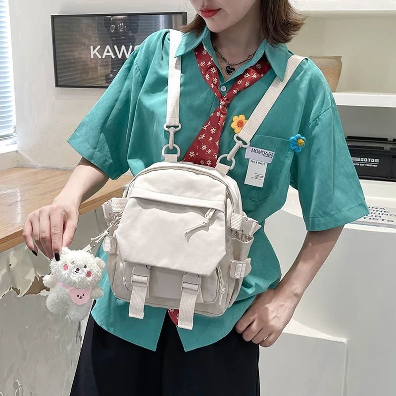 Tas Anak / Tas Wanita Hexagon Mini V.2 - Cream - Gambar 11