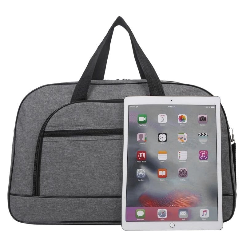 Tas Travel Duffle Bag Baju Pakaian Abela Polos - Gambar 10