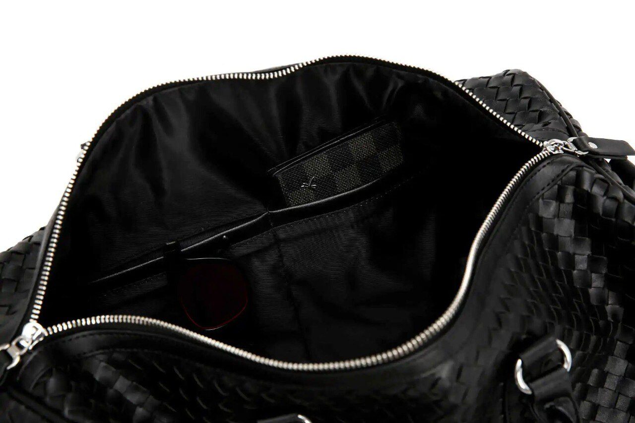 Duffle bag Tas Travel Tas Pakaian Anyaman Kulit PVC - Gambar 2