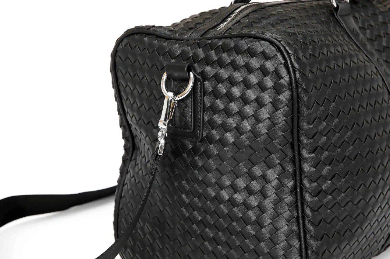 Duffle bag Tas Travel Tas Pakaian Anyaman Kulit PVC - Gambar 7