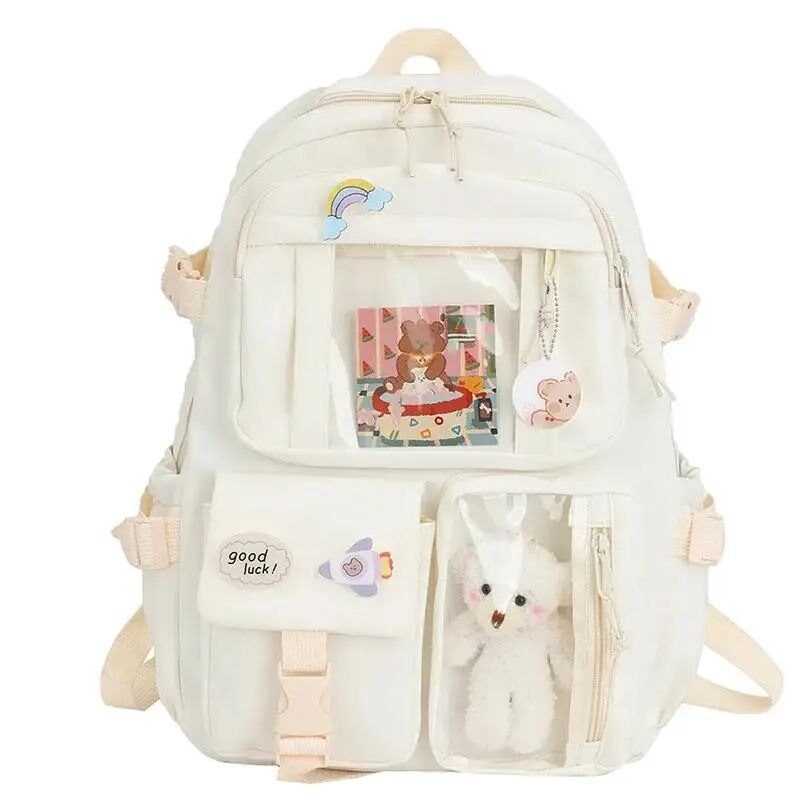 Tas Sekolah Anak Perempuan Ransel Mika - Cream