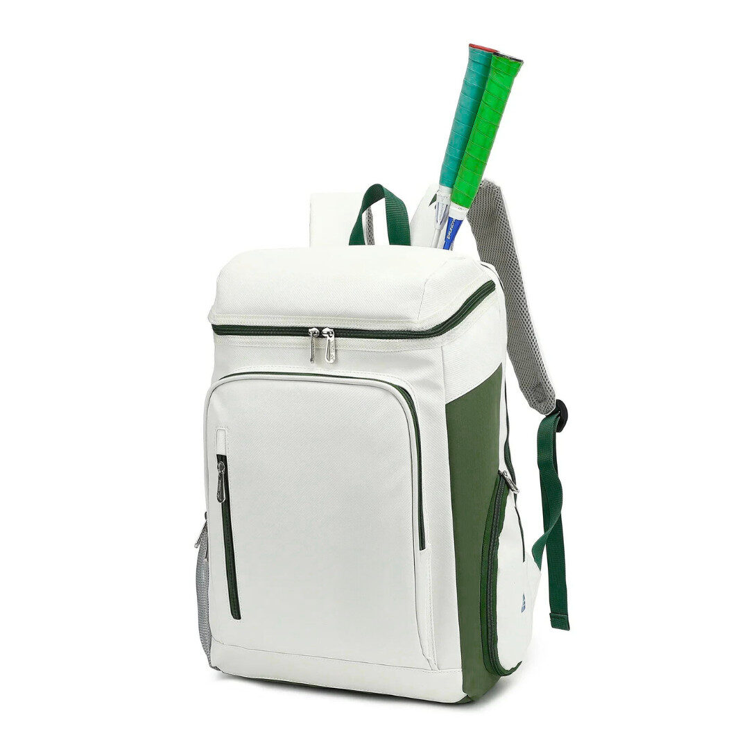 Tas Ransel Badminton V.1 - Putih Hijau - Gambar 3