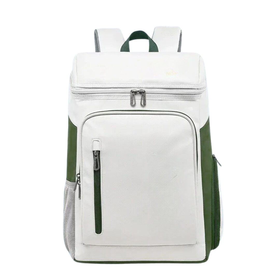 Tas Ransel Badminton V.1 - Putih Hijau - Gambar 4