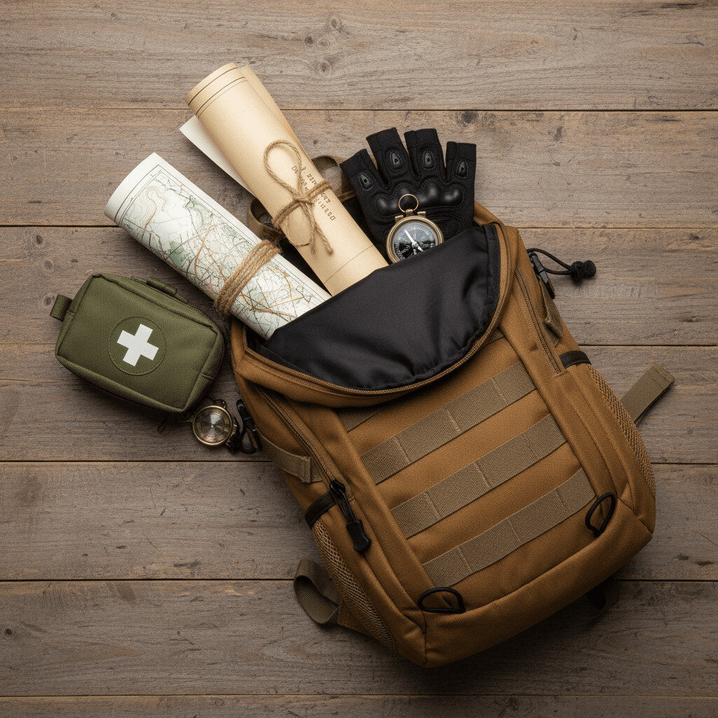 Daypack 15L - Militer Mini - Gambar 6